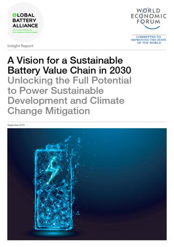 A Vision for a Sustainable Battery Value Chain in 2030